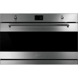 Smeg SFP9395X Classic Compact Pyrolytic Multifunction Oven in Stainless Steel